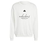 adidas Men's BRAND LOVE FRENCH TERRY SWEATSHIRT, off white, S