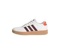 adidas Men's BREAKNET 3.0 Shoes, core White/Aurora Plum/semi Impact Orange, 5.5 UK