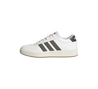 adidas Men's BREAKNET 3.0 Shoes, core White/Earth strata/Grey six, 9.5 UK