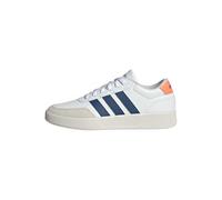 adidas Men's BREAKNET 3.0 Shoes, FTWR White/Dusky Petrol/Lucid Orange, 9.5 UK