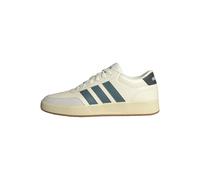 adidas Men's BREAKNET 3.0 Shoes, White/Preloved Teal/Legend Ivy, 8.5 UK