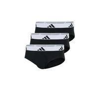 adidas Men's Briefs Pack of 3 Briefs (3PK) Active Flex Cotton Underwear, Black_4AM001, M, Black_4am001, M