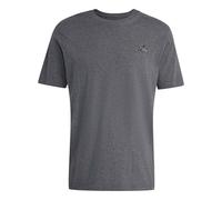 adidas Men's Camo Embroidered Small Logo Graphic Shirt, Dark Grey Heather, XL
