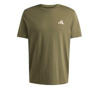 adidas Men's Camo Embroidered Small Logo Graphic Shirt, Olive strata, S
