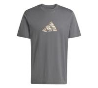 adidas Men's CAMO Explorer Graphic T-Shirt, Grey Five, M