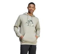 adidas Men's CAMO GRAPHIC HOODIE, silver pebble, S
