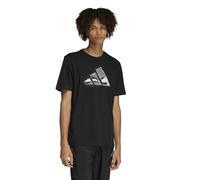 adidas Men's CAMO Modern Logo Graphic T-Shirt, Black, L