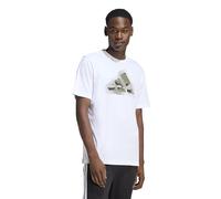 adidas Men's CAMO Modern Logo Graphic T-Shirt, White, L