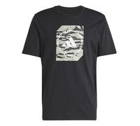 adidas Men's CAMO Shape Graphic T-Shirt, Black, 4XL