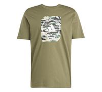 adidas Men's CAMO Shape Graphic T-Shirt, Olive strata, L