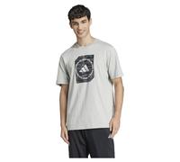 adidas Mens Graphic Logo T-Shirt Regular Fit Crew Neck Lightweight