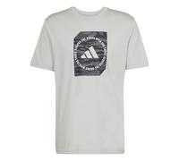 adidas Men's CAMO Shape Graphic T-Shirt, Wonder Silver, XXL