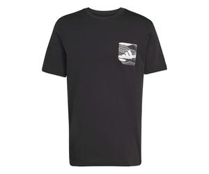 adidas Men's CAMO Woven Pocket Graphic T-Shirt, Black, S