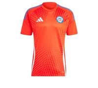 adidas Mens Chile Home Shirt 2024 Adults Red M