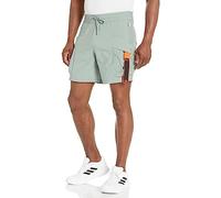 adidas Men's City Escape Cargo Shorts, Silver Green, Small