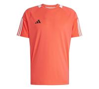adidas Mens Classic 3 Stripe Sereno T-Shirt Lucid Red/White S