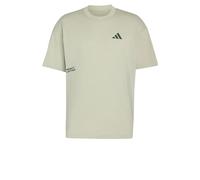 adidas Men's Climacool Fun Training Graphic Shirt, Halo Green, S