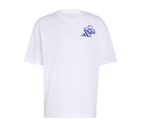 adidas Men's Climacool Fun Training Graphic Shirt, White/Blue, M