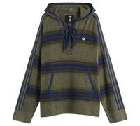 Adidas Men's Clot Baja Hoodie By Edison Chen Trace Khaki/Tech Indigo Medium