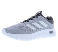 Adidas Mens Cloudfoam Comfy Elastic Lace, Halo Silver/White/Grey, 9