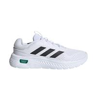 adidas Men's Cloudfoam Comfy Elastic Lace Sneaker, White/Black/Collegiate Green, 8 UK