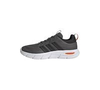 adidas Men's Cloudfoam Flex Elastic Laces Shoes, Charcoal/core Black/Pure Orange, 7 UK