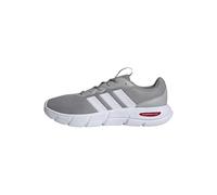 adidas Men's Cloudfoam Flex Laces Shoes, MGH Solid Grey/FTWR White/Better Scarlet, 10.5 UK