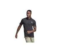 adidas Men's Club 3-Stripes Tennis Polo Shirt, Black, L