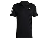 adidas Men's Club Tennis 3-Stripes Polo Shirt, Black, XXL