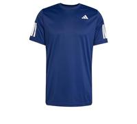 adidas Men's Club Tennis Climacool 3-Stripes Shirt, Dark Blue, XL