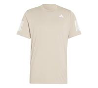 adidas Men's Club Tennis Climacool 3-Stripes Shirt, Khaki Three, M