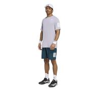 adidas Men's Club Tennis Climacool 3-Stripes Shorts, Aurora Ivy, L 9 inch
