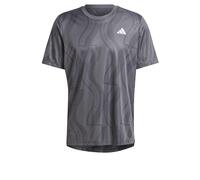 adidas Men's Club Tennis Graphic Tee, Carbon/Black, M