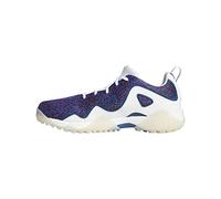 adidas Men's Codechaos 21 Primeblue Spikeless Golf Shoes, Footwear White/Legend Mar/Scarlet, 11