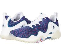 adidas Men's Codechaos 21 Primeblue Spikeless Golf Shoes, Footwear White/Legend Mar/Scarlet, 11