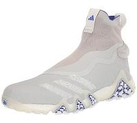adidas Men's Codechaos Laceless Primeknit Boost Golf Shoes, Grey Two/Footwear White/Lucid Blue, 10.5 UK