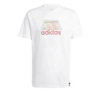 adidas Men's Codes BOS Graphic TEE, White, L