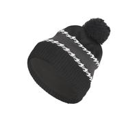 adidas Men's Cold.rdy 3-Stripes Golf Pom Beanie Hat, Black, One Size