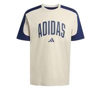 adidas Men's Collegiate T-Shirt, Wonder Alumina/Dark Blue, XS