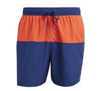Adidas Mens Colorblock CLX Swim Shorts Short Length Colour: Dark Blue, Size: Large
