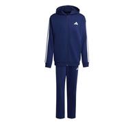 adidas Men's COLORBLOCK HOODED TRACKSUIT, dark blue/white, S