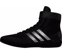 adidas Men's Combat Speed.5 Wrestling Shoe, Black/Silver Metallic/Black, 15 UK