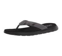 adidas Men's Comfort Flip Flop Slide Sandal, Black/Grey, 9.5 UK