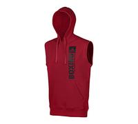 adidas Men's Community Vertical Hoody Sleeveless Boxing, Red/Black, XL