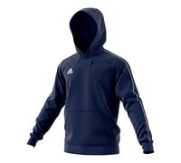 adidas Men's Core18 Hoody HOODED SWEAT, Dkblue/White, L UK