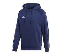 adidas Men's Core18 Hoody HOODED SWEAT, Dkblue/White, S UK