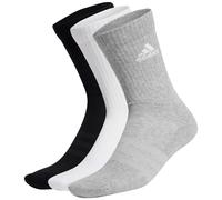 Adidas Mens Cotton Rich Socks Cushioned Casual Sports Sock 3 Pairs Size 8.5-10