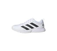 adidas Men's Court Team Bounce 2.0 Shoes, Cloud White/Core Black/Cloud White, 8.5 UK