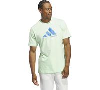 adidas Men's Court Therapy Graphic Tee, semi Green Spark, L
