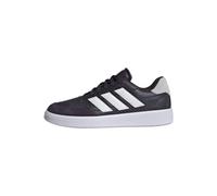 adidas Men's Courtblock Shoes, Aurora Black/Cloud White/Dash Grey, 11.5 UK